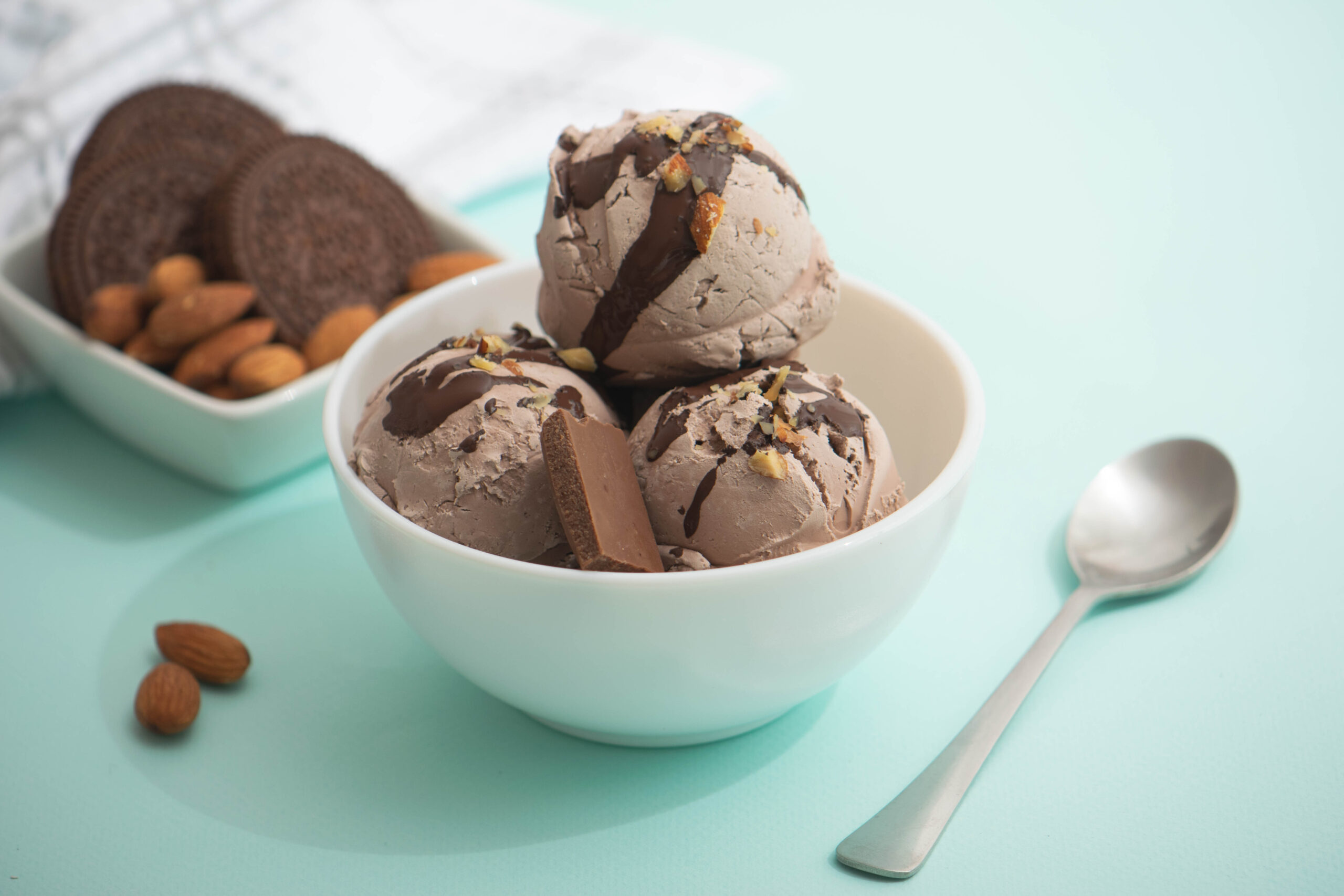 chocolate ice cream decorated with nuts and chocol 2025 01 09 00 35 58 utc scaled